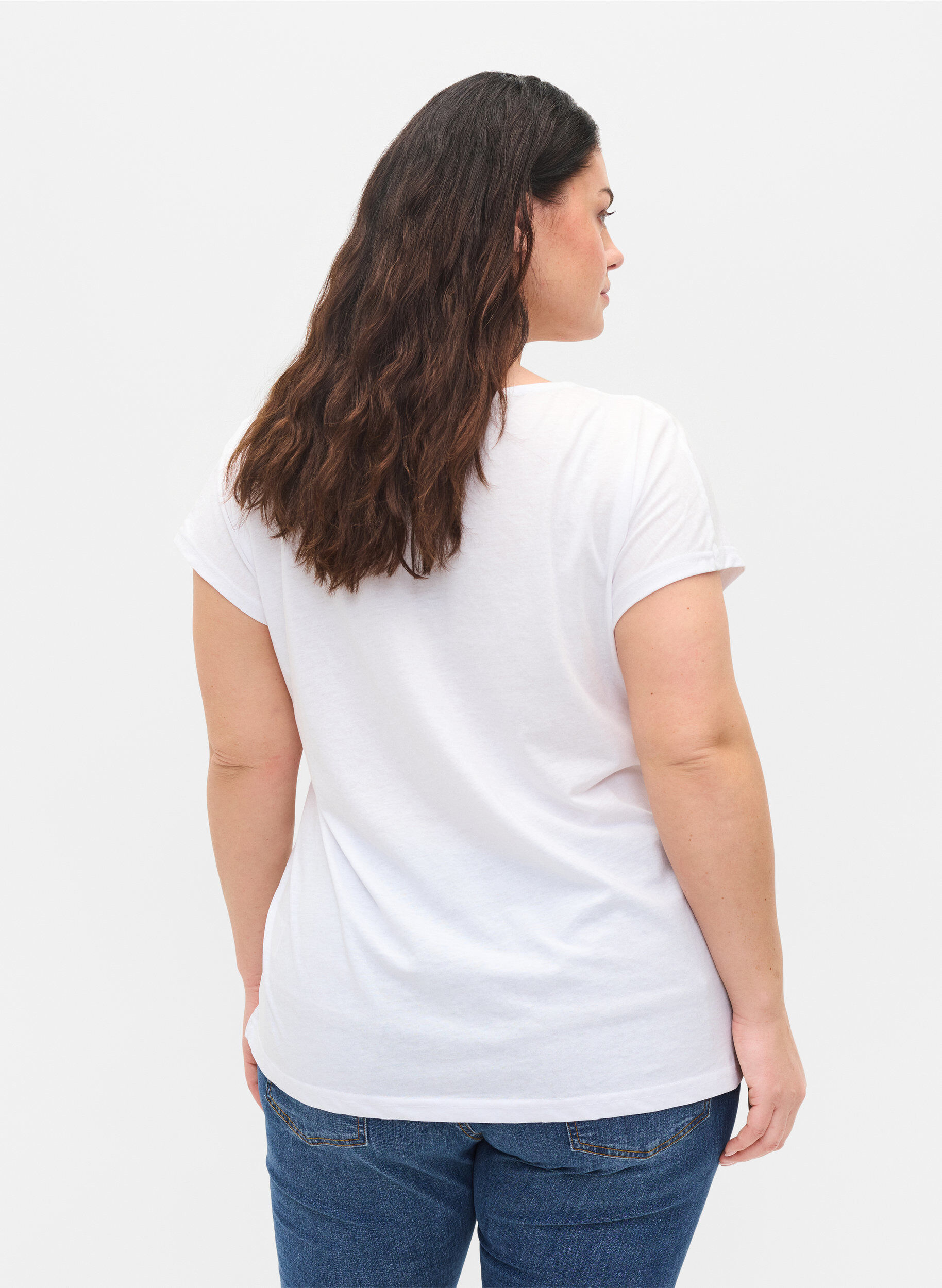 ZizziT-Shirt, Bright White, Model image number 2