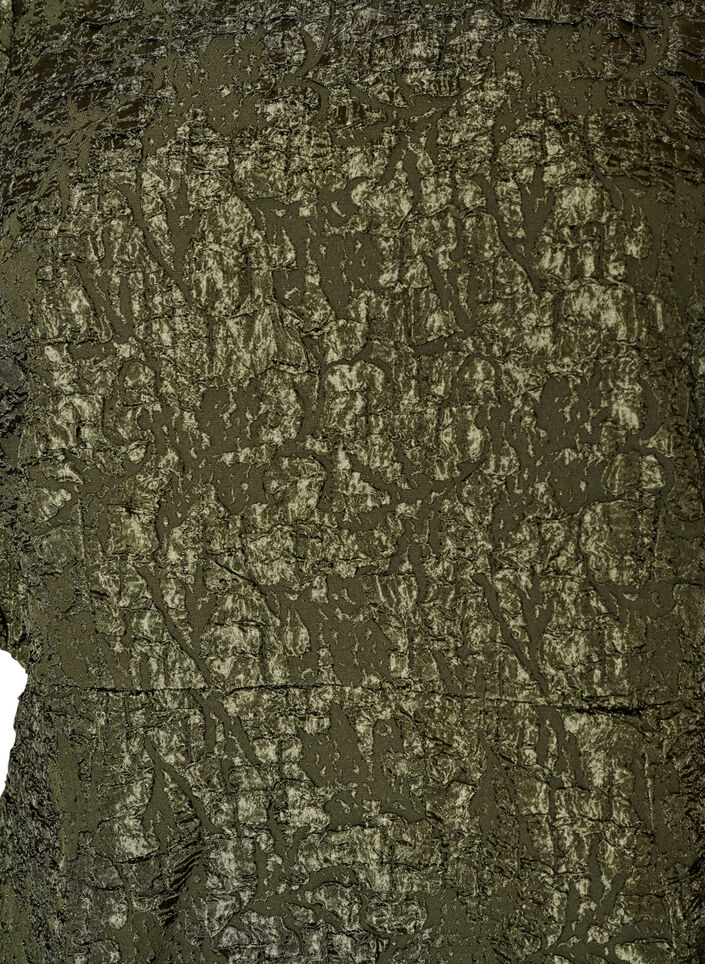 Kleid aus Jacquard mit Puff&auml;rmeln und A-Linie, Gr&uuml;n, Packshot image number 2