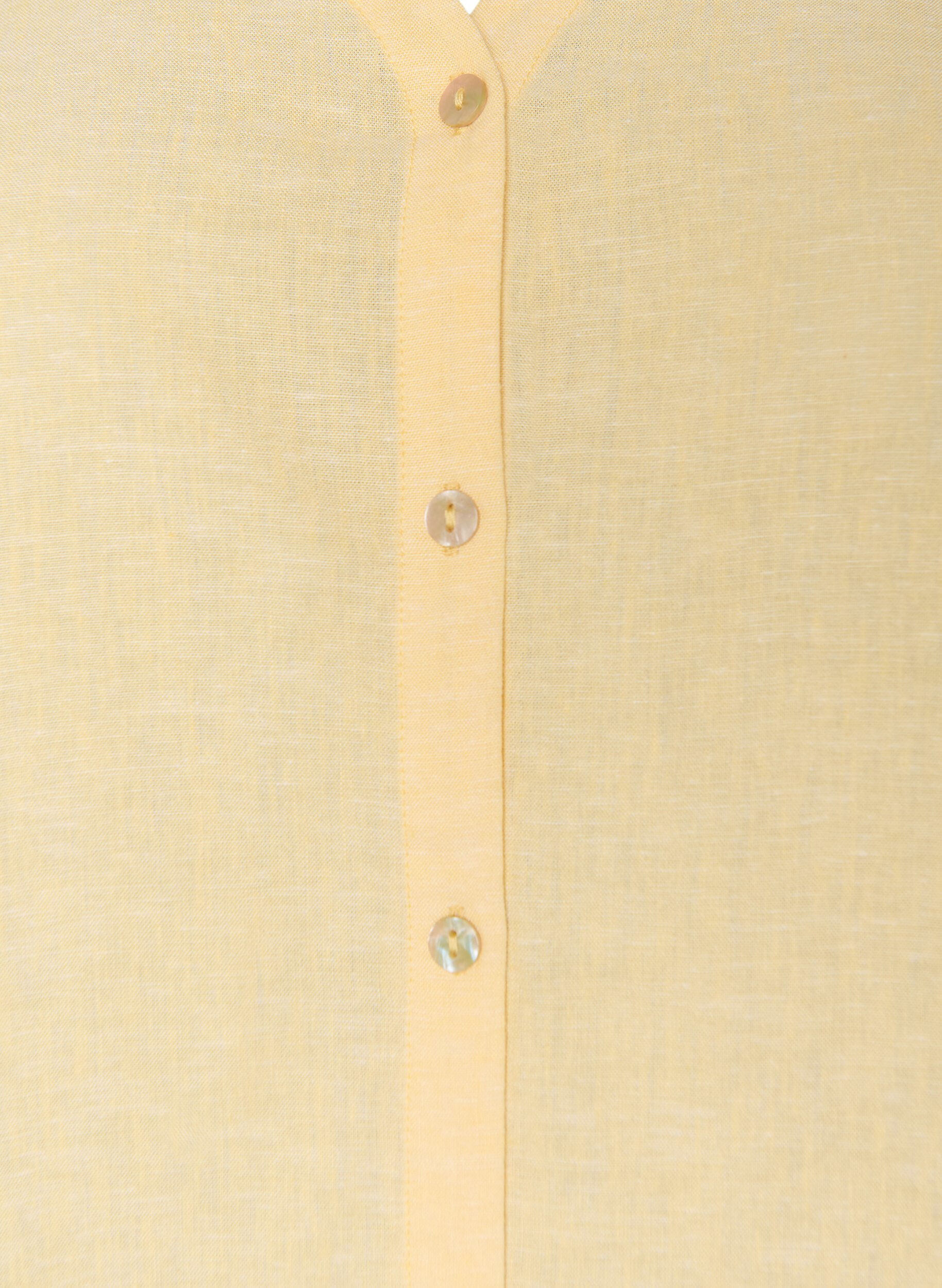 ZizziBluse aus Leinen und Viskose mit V-Ausschnitt, 1211, Packshot image number 2