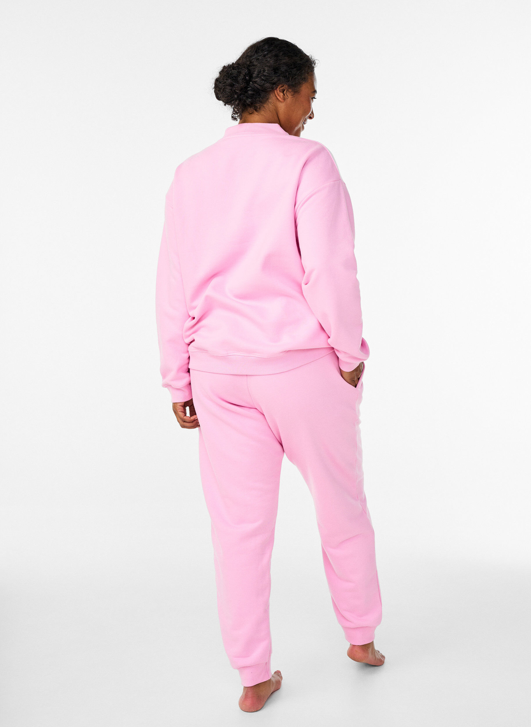 ZizziHochtaillierte Jogginghose, Pink, Model image number 1