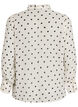 Bluse aus Viskose mit R&uuml;schenkragen, Wei&szlig;, Packshot image number 1