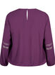  Langarm-Bluse mit Spitze, Deep Purple, Packshot image number 1
