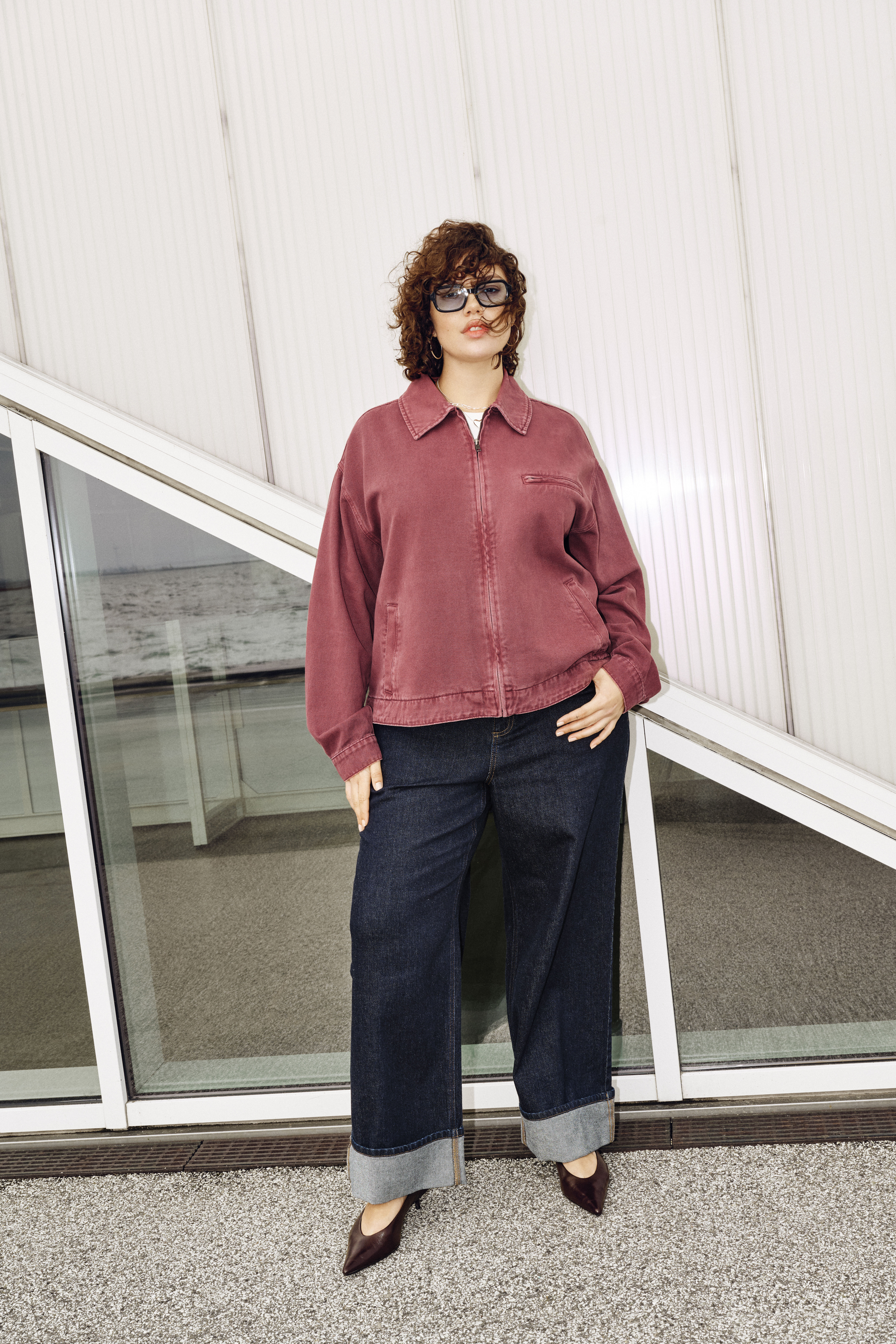 ZizziFarbige Jeansjacke, , Model