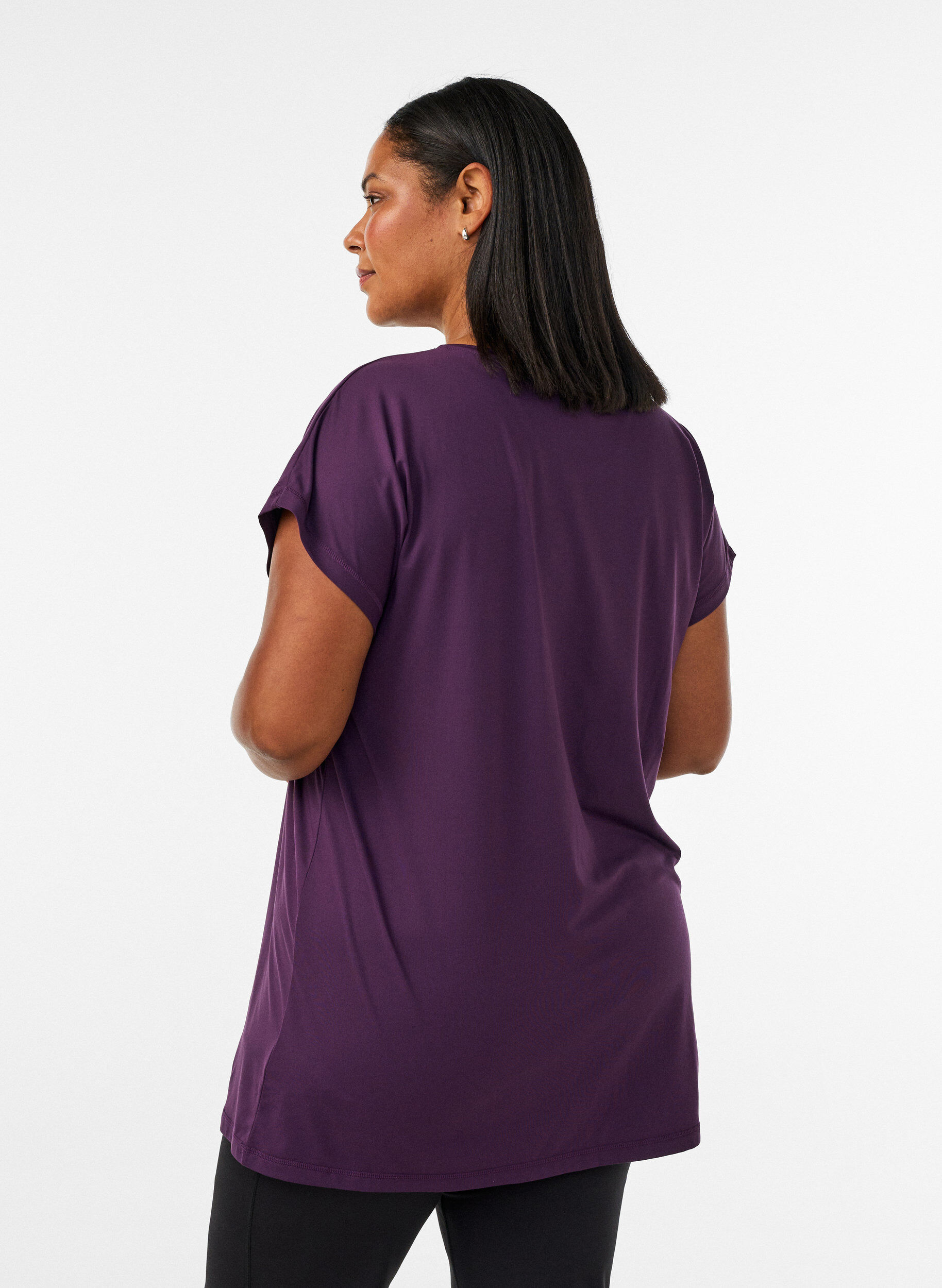 ZizziLanges Trainingsshirt, Lila, Model image number 2