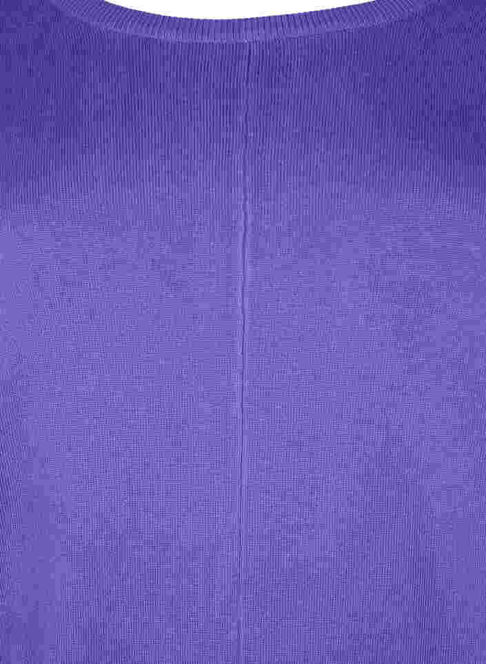 Strick-Tunika aus Viskosemischung, Purple Opulence, Packshot image number 2