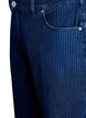 Nadelstreifenjeans mit gerader Passform, Blau, Packshot image number 2