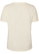 T-Shirt aus Baumwolle mit Print, Vanille, Packshot image number 1