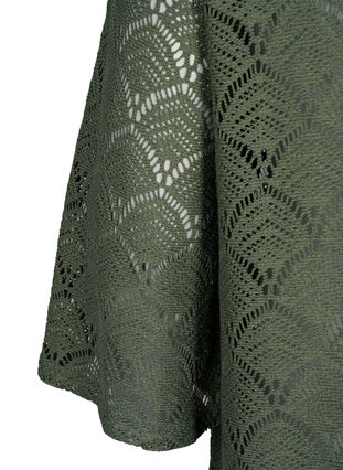 Crochet Bluse mit 3/4 Pins, Thyme, Packshot image number 3