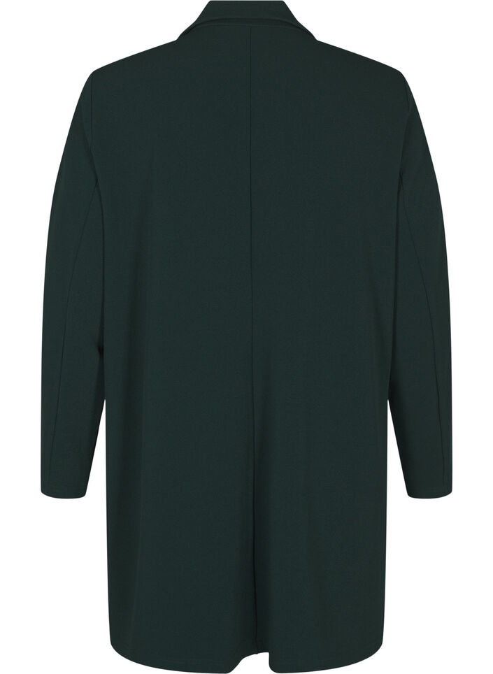 Lange Blazer mit Taschen, Gr&uuml;n, Packshot image number 1