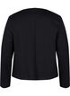 Einfarbiger kurzer offener Blazer, Black, Packshot image number 1