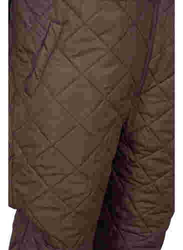 Stepp-Thermojumpsuit mit verstellbarer Taille, Black Coffee, Packshot image number 3
