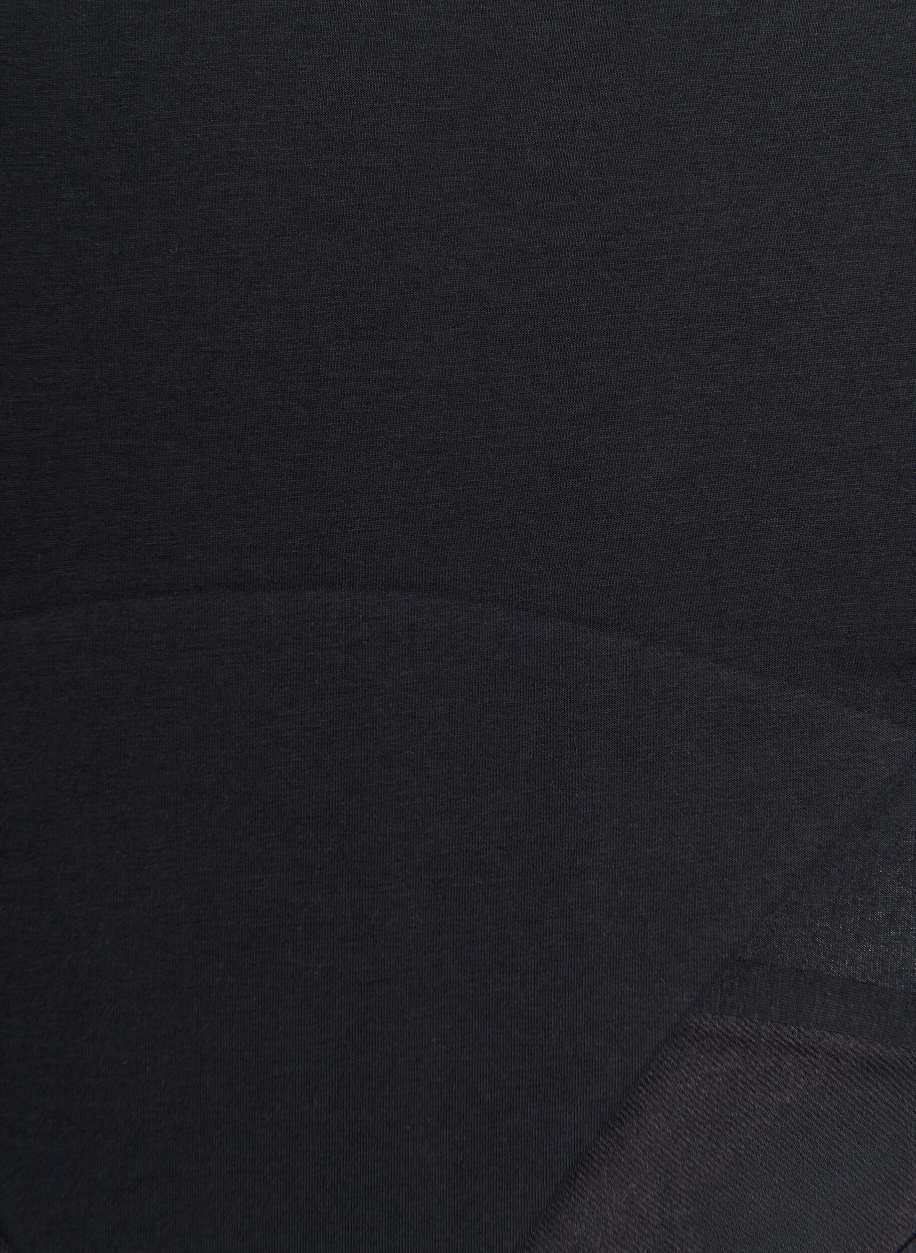 ZizziPeriodenslip aus Baumwolle mit hoher Taille, Schwarz, Packshot image number 2