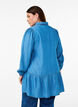 Gestufte Tunika aus TENCEL™-Denim mit Streifenmuster, Blau, Model image number 2