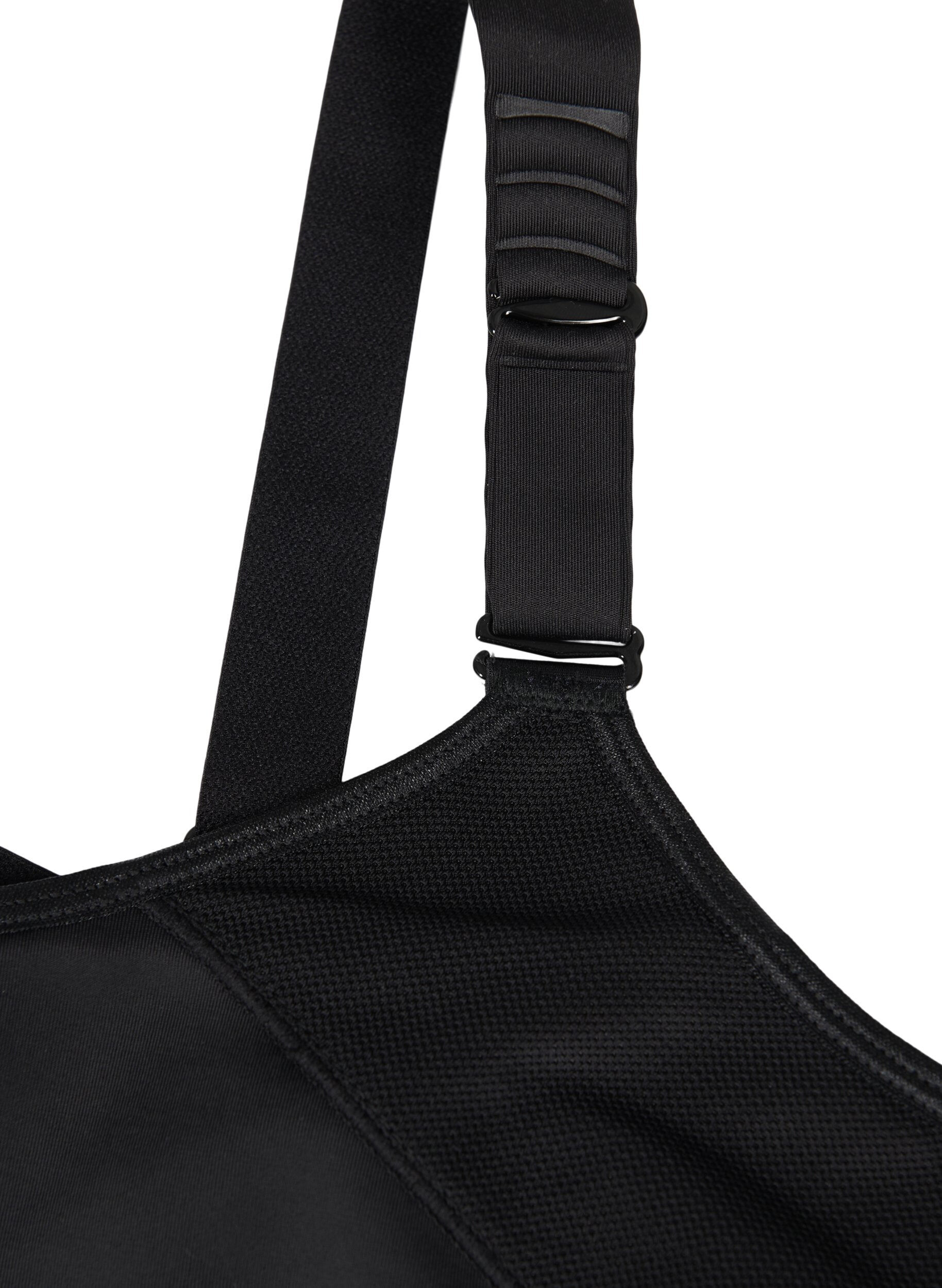 ZizziCORE, SUPER HIGH, SPORTS BRA - Sport-BH mit verstellbaren Schultertr&auml;gern, Black, Packshot image number 3