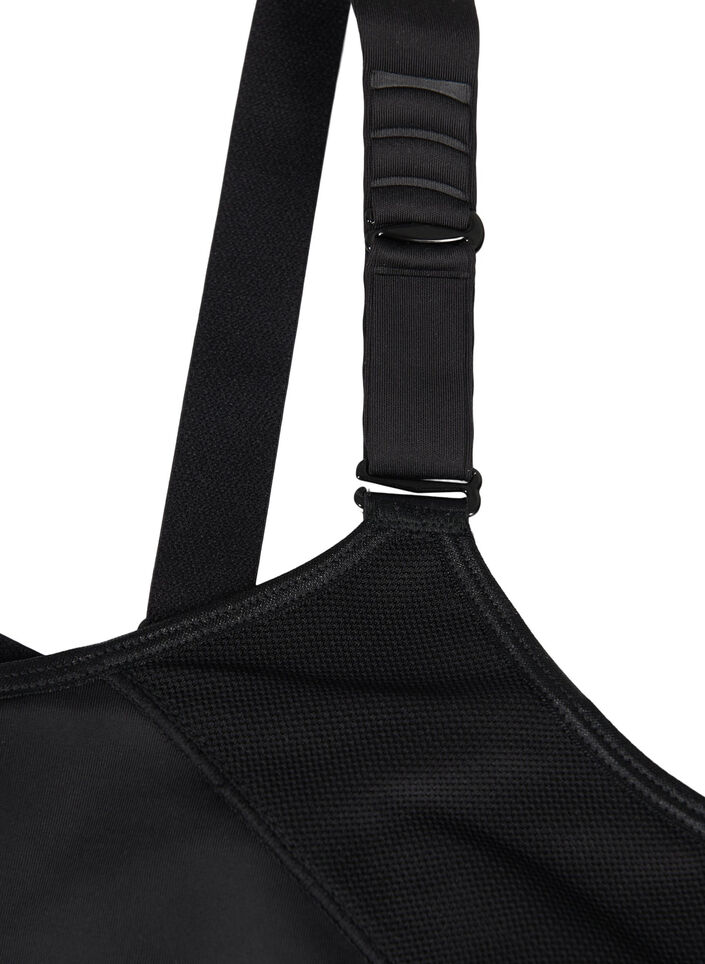 CORE, SUPER HIGH, SPORTS BRA - Sport-BH mit verstellbaren Schulterträgern, Black, Packshot image number 3
