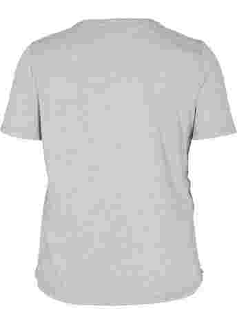 Cropped T-Shirt mit Schnüren