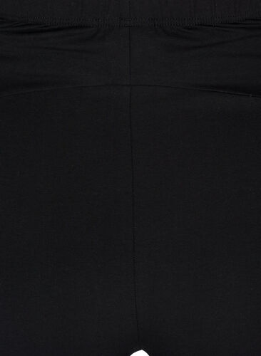 Eng anliegende Umstandsshorts aus Baumwolle, Black, Packshot image number 3