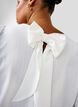 Bluse mit kurzem Arm und Schleife hinten, Bright White, Model image number 2