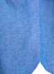 Bluse aus Leinen und Viskose mit 3/4-&Auml;rmeln, Blau, Packshot image number 2