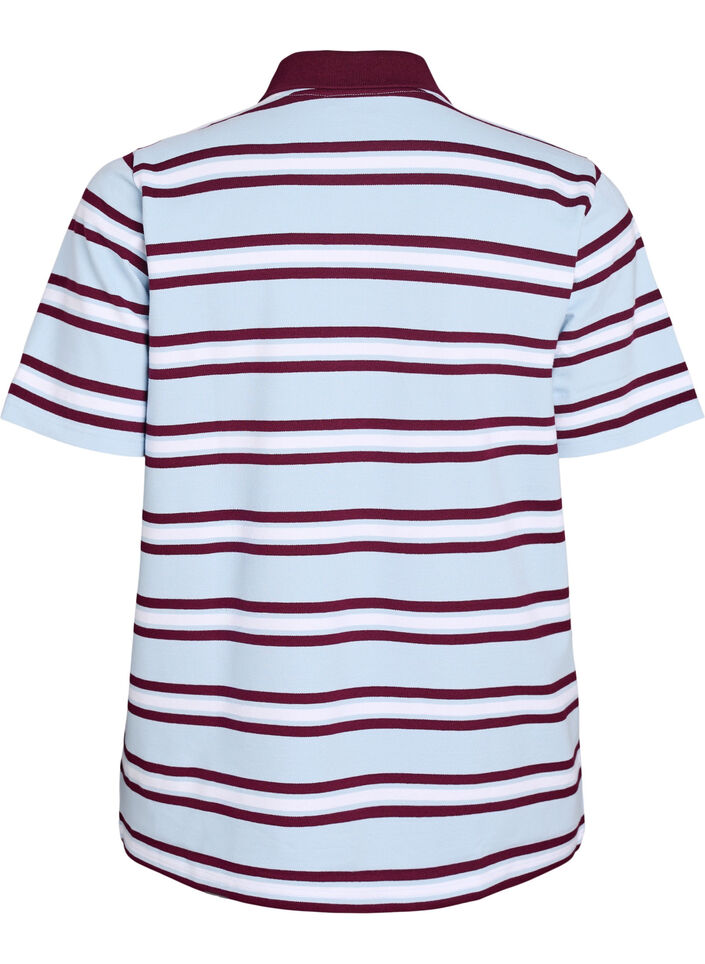 Poloshirt mit kurzen Ärmeln, Blau, Packshot image number 1