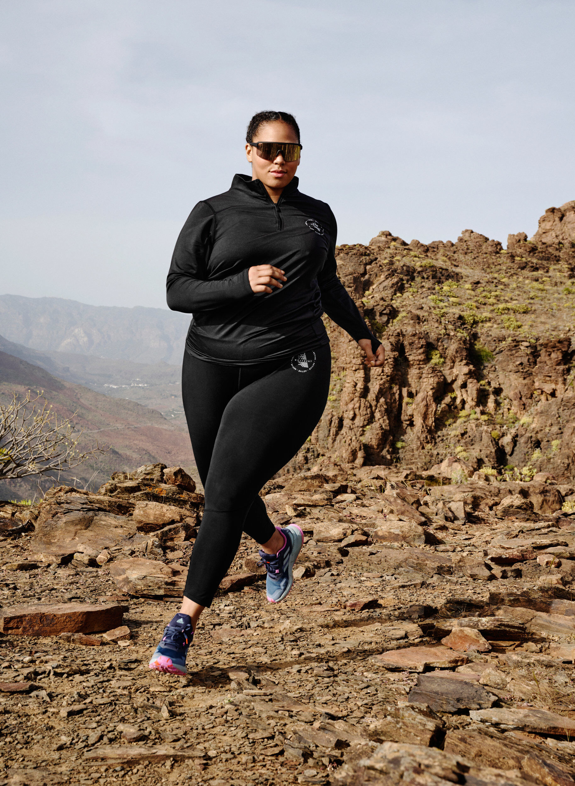 ZizziUnifarbene Fitness-Leggings, Black, Image image number 0