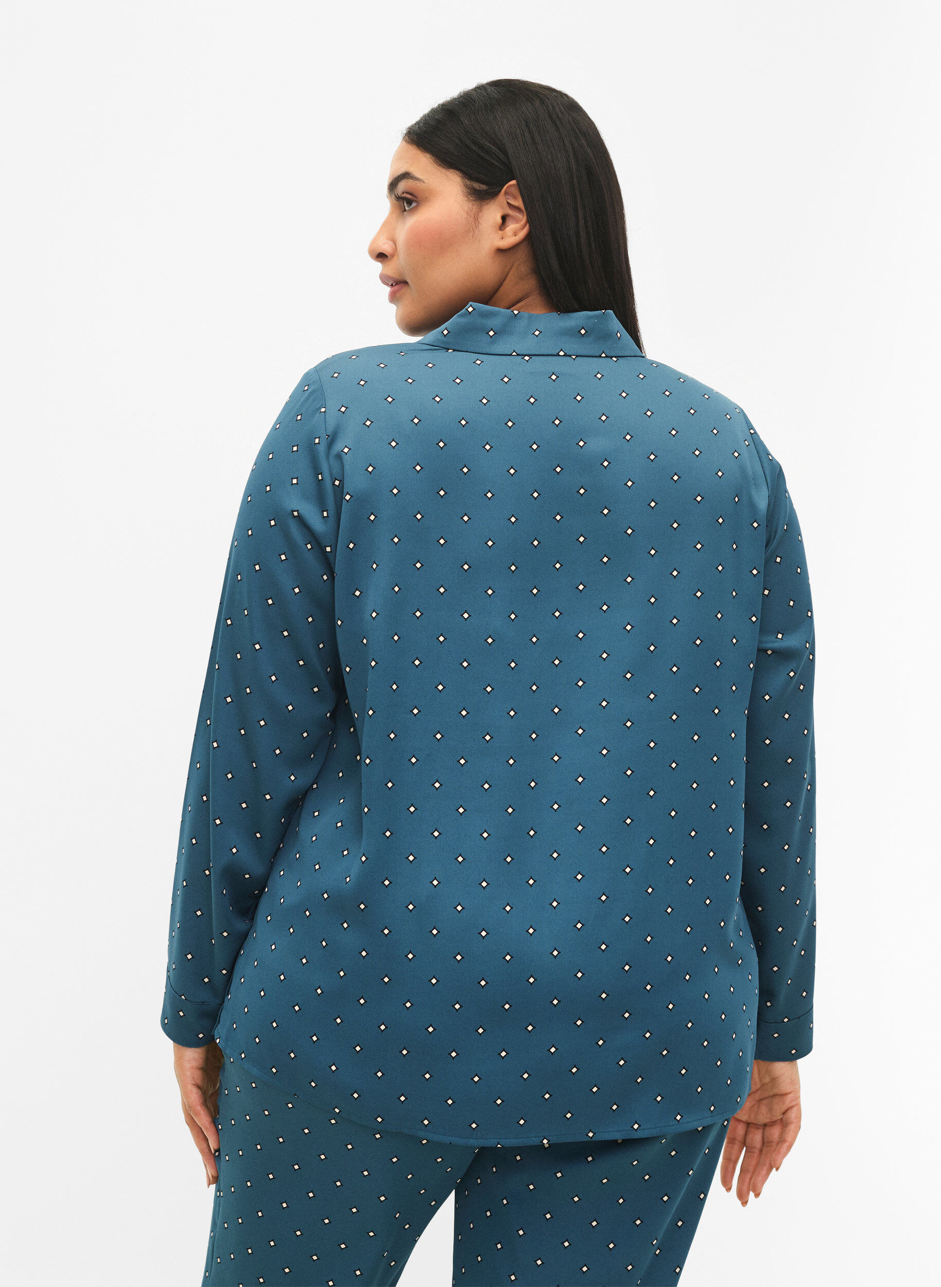 ZizziBedrucktes Nachthemd, Gr&uuml;n, Model image number 1