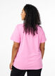 FLASH - T-Shirt mit V-Ausschnitt, Pink, Model image number 2