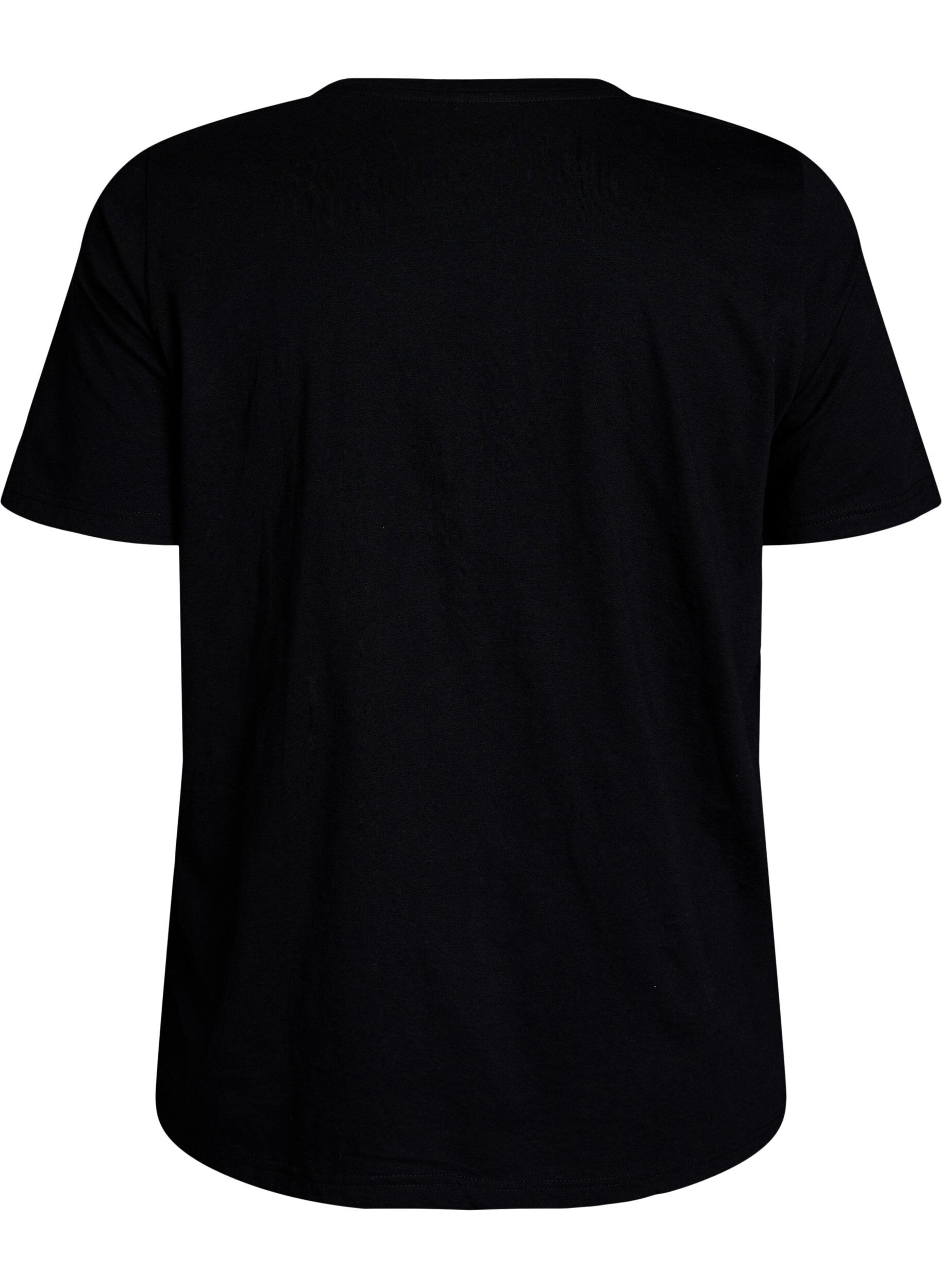 ZizziT-Shirt mit Print, Schwarz, Packshot image number 1