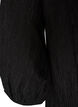 Kleid in Ballonform mit Struktur, Schwarz, Packshot image number 3