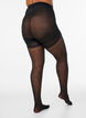 Push-up-Strumpfhose 50 den mit Herzmuster, Schwarz, Model image number 1
