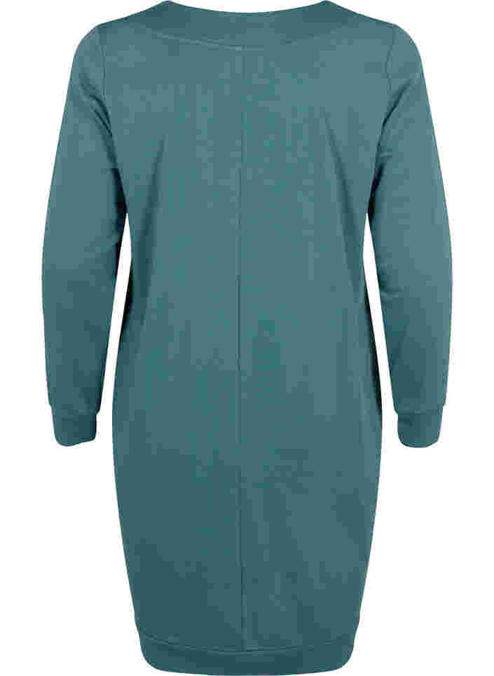 Pulloverkleid mit V-Ausschnitt, Sea Pine, Packshot image number 1