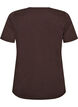 T-Shirt mit Print, Braun, Packshot image number 1