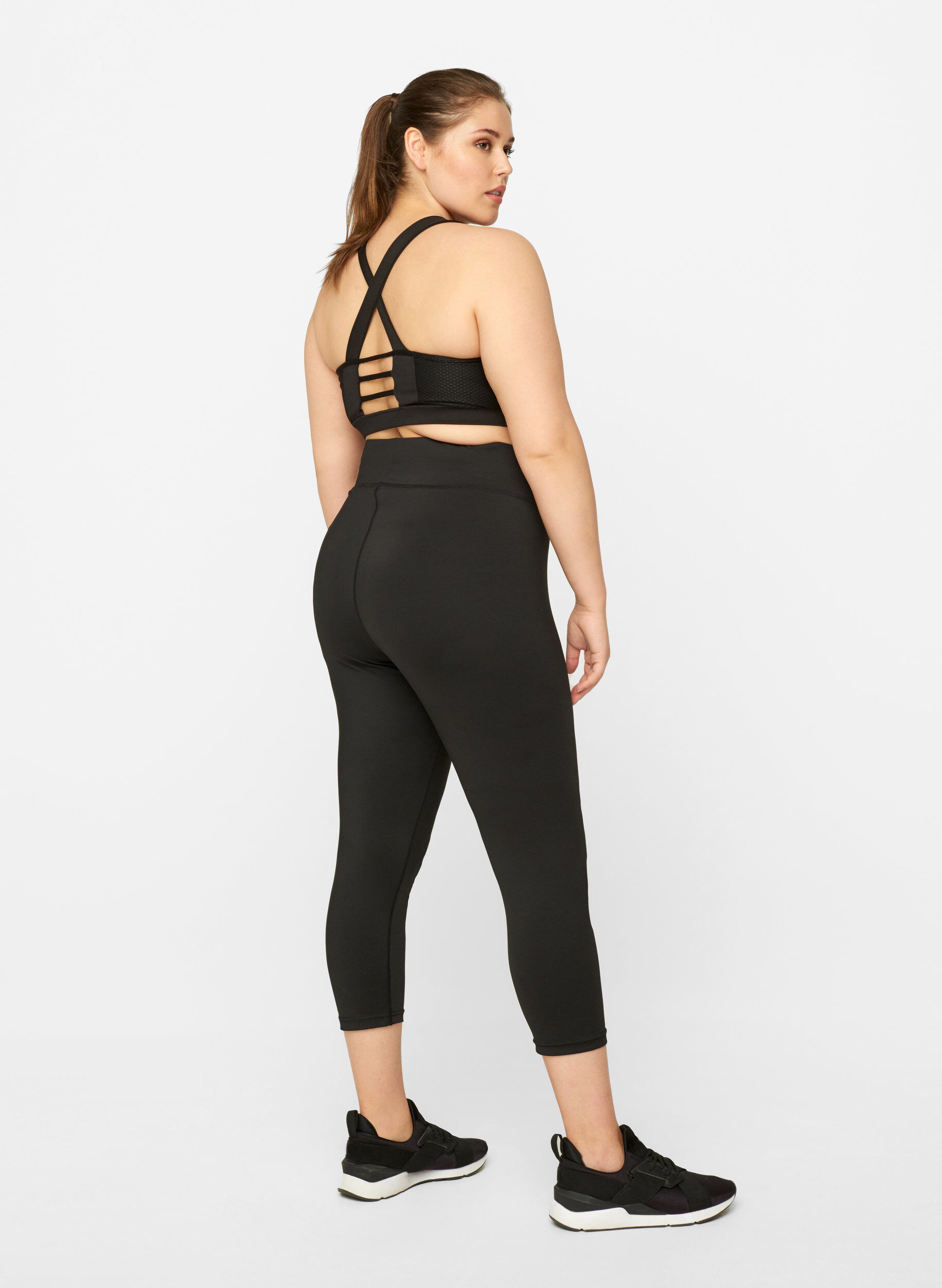 Zizzi3/4-Trainingshose, Black, Model image number 1
