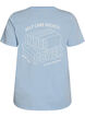 Grafik-T-Shirt aus Bio-Baumwolle, Blau, Packshot image number 1