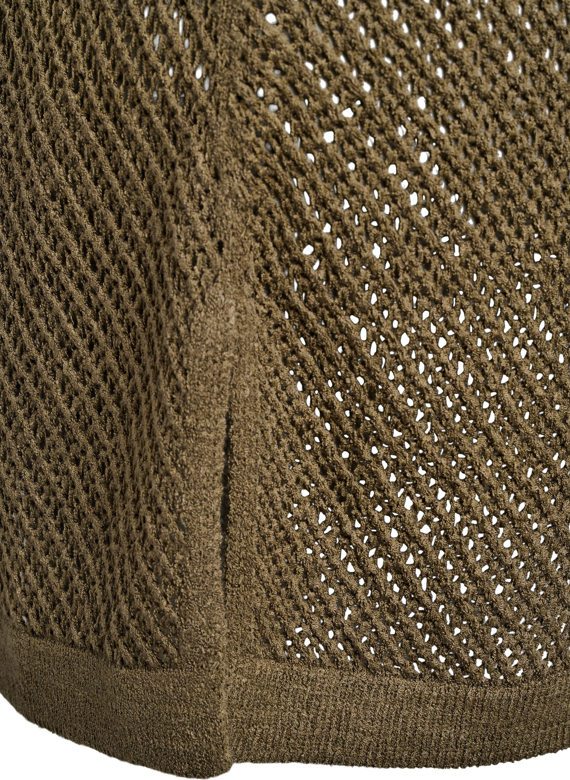 ZizziFLASH - Kurzarmpullover mit V-Ausschnitt, Gr&uuml;n, Packshot image number 3