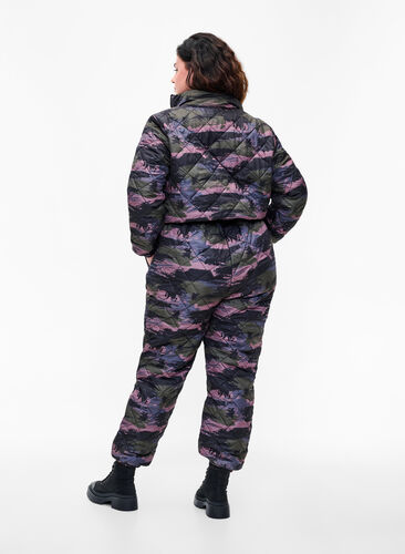 Thermojumpsuit mit Camouflage-Print, Camou print, Model image number 1
