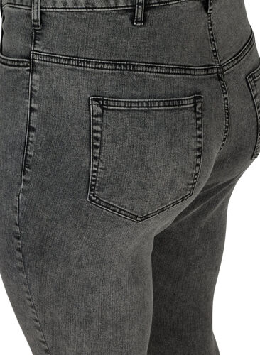 Super Slim Amy Jeans mit hoher Taille, Grey Denim, Packshot image number 3