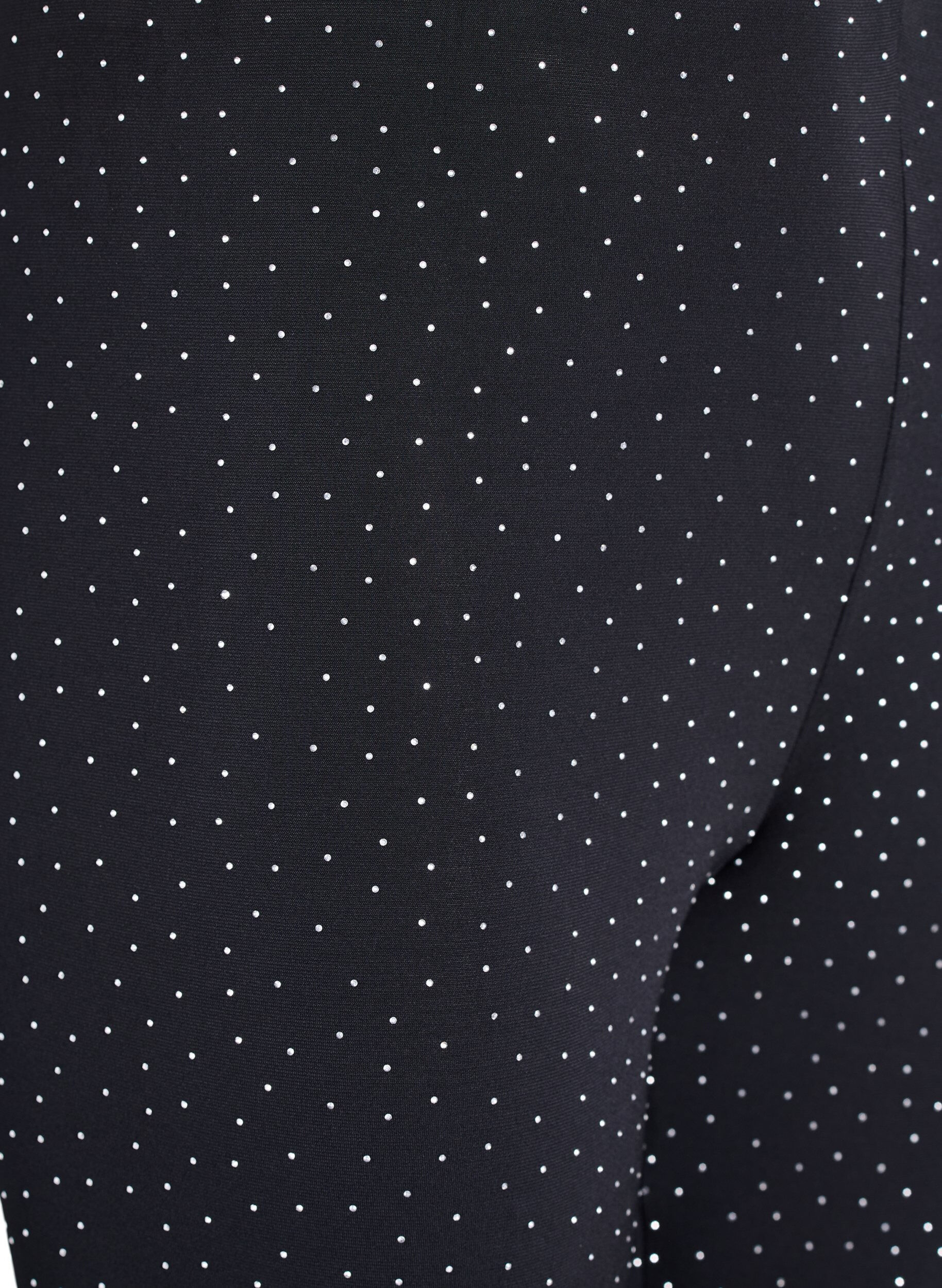 ZizziLeggings mit Strasssteinen, Schwarz, Packshot image number 2