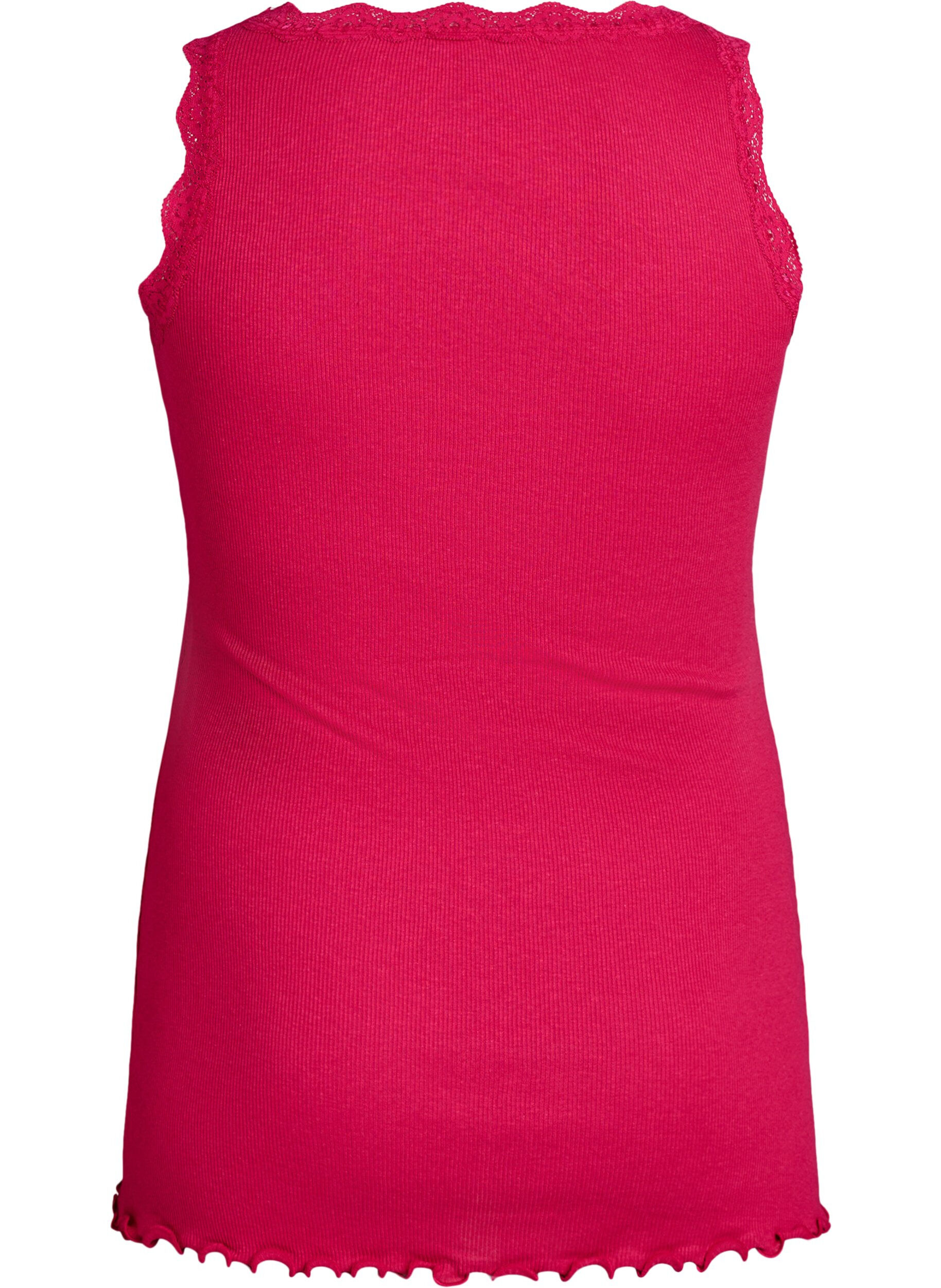 ZizziTop mit Spitzen, Pink, Packshot image number 1