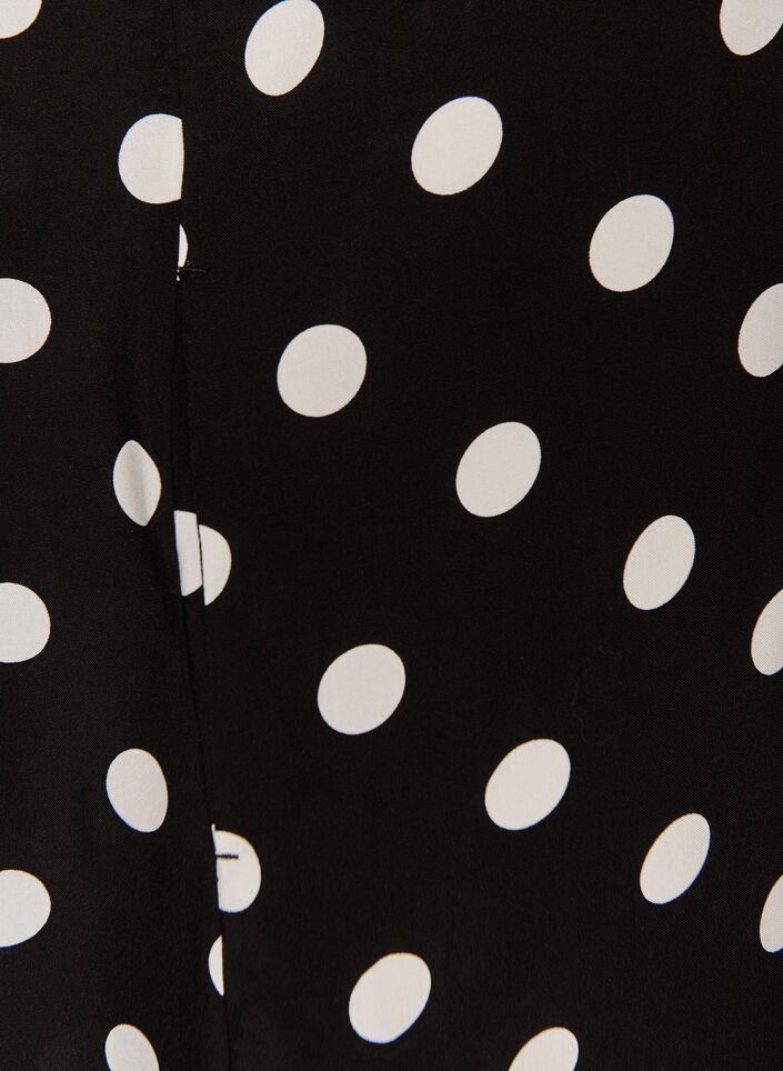 Locker geschnittenes langes Hemd aus Viskose, Vanille, Packshot image number 3