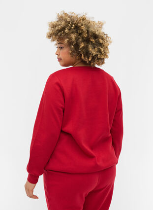 Weihnachts-Sweatshirt, Red Oh Deer, Model image number 1