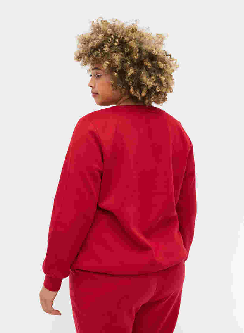 Weihnachts-Sweatshirt, Red Oh Deer, Model image number 1