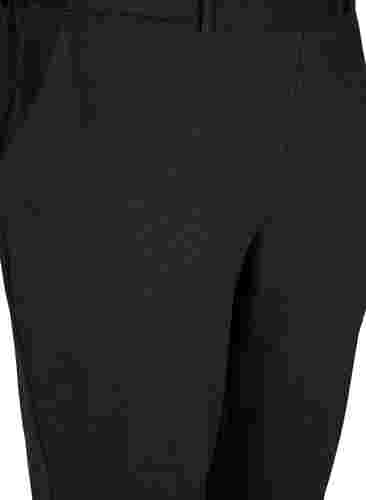 Cropped Hose mit Taschen und verstellbaren Schnüren, Dark Grey Melange, Packshot image number 2