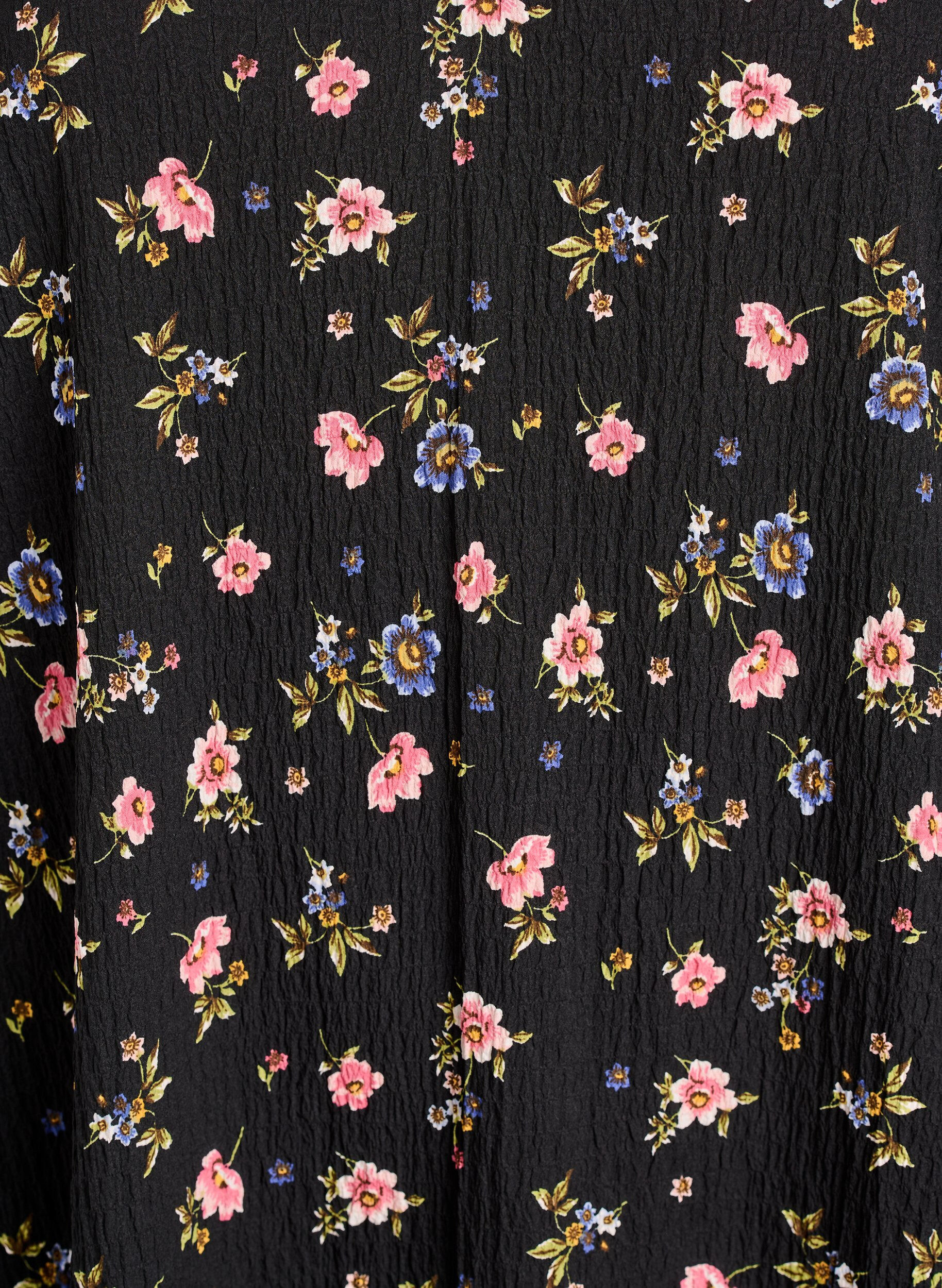 ZizziFLASH - Kleid mit kurzen &Auml;rmeln und V-Ausschnitt, Schwarz, Packshot image number 2