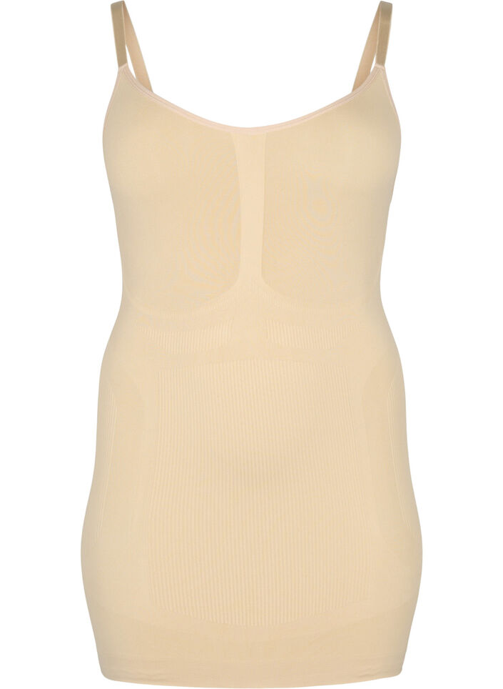 Shapewear-Trägertop, Beige, Packshot image number 0