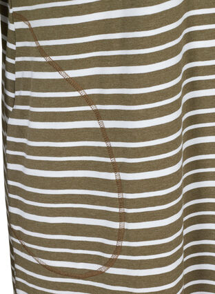 Kurzarm Kleid aus Baumwolle mit Taschen, Ivy Green mel. , Packshot image number 3