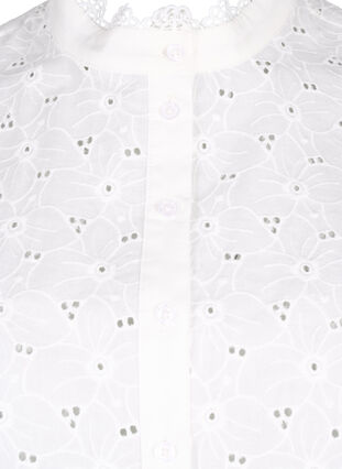 Kragen aus Lochstickerei, Bright White, Packshot image number 2