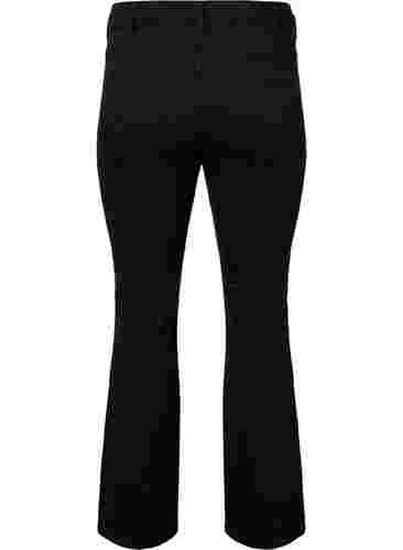 Ellen Bootcut-Jeans mit hoher Taille, Black, Packshot image number 1