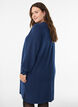 Gestricktes Minikleid mit gewelltem Saum und Schlitzen, Blau, Model image number 2