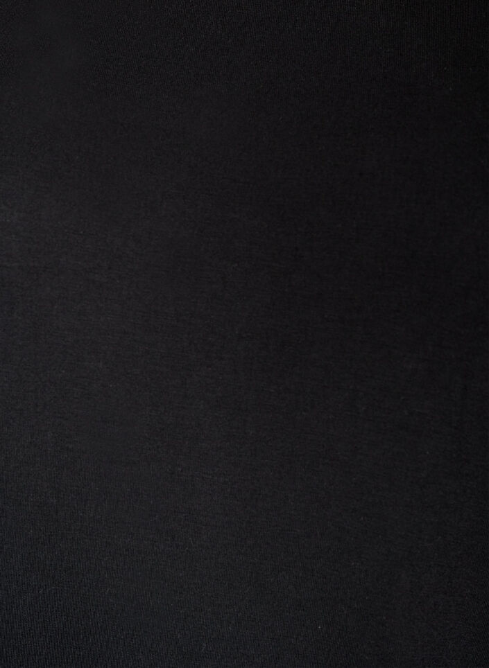 Bluse aus Jersey mit ellbogenlangen Ballon&auml;rmeln, Schwarz, Packshot image number 2